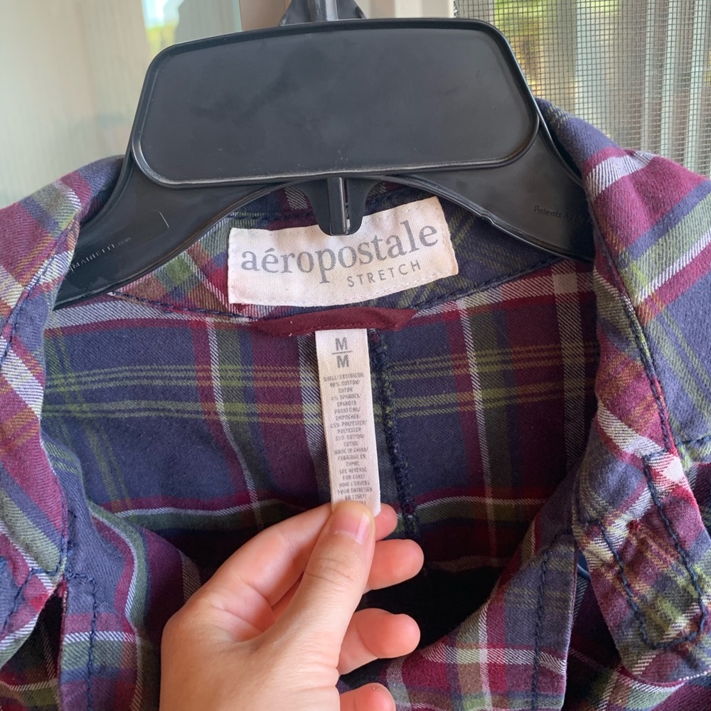 Light button up Aeropostale jacket